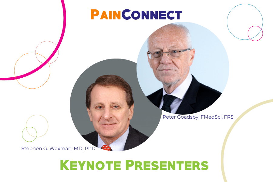 PainConnect 2025 Keynote speakers Peter Goadsby and Stephen Waxman